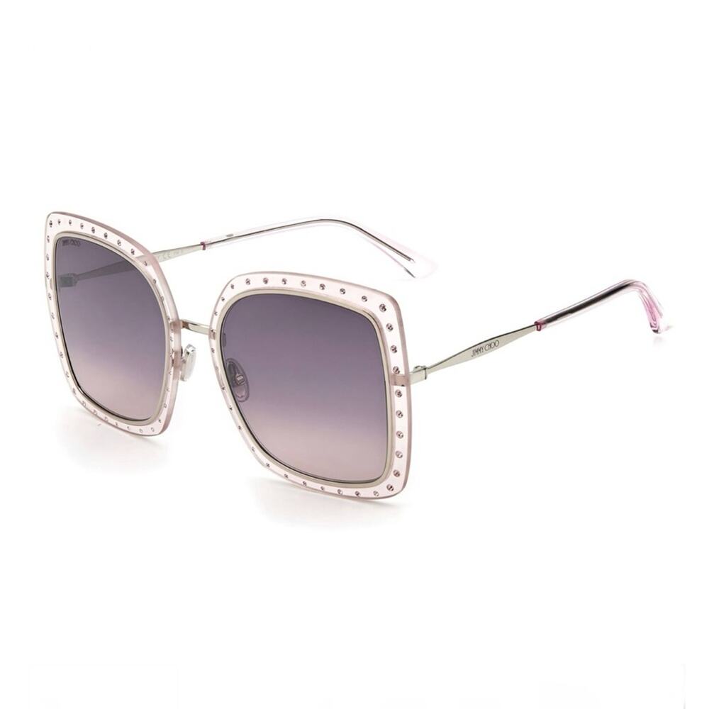 Jimmy Choo Sunglasses Women's Dany/S KTSF7 Palladium-Lilac Sz 56-21-145